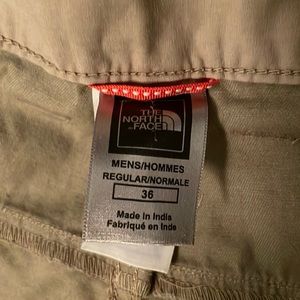 North Face Mens Khakis Size 36